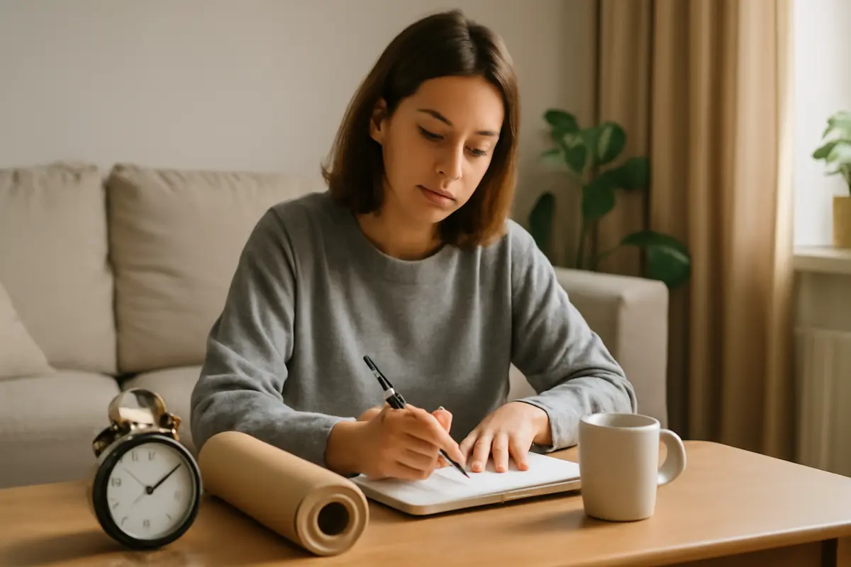 Routine mattutina per lavorare con meno ansia: una sequenza che funziona davvero
