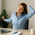 Come prevenire i dolori muscolo-scheletrici da ufficio: esercizi facili da fare alla scrivania