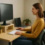 La postazione di lavoro ergonomica aumenta il benessere: come allestirla con pochi euro